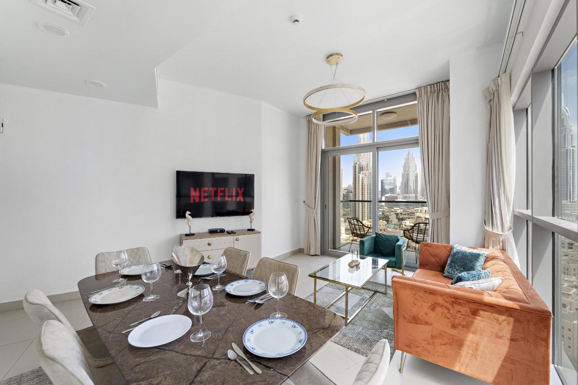 Vayk - Spacious 2 Bd With Burj Khalifa Views * Dubai