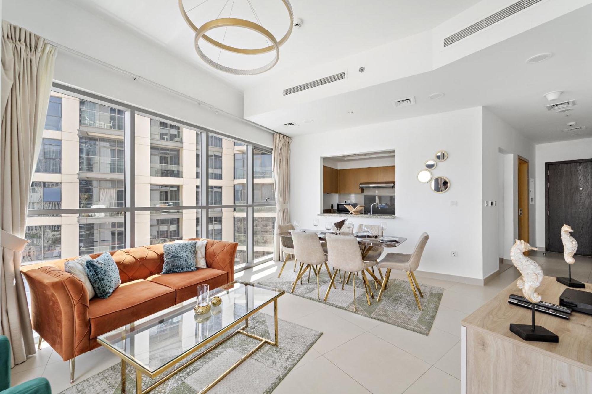 Apartment Vayk - Spacious 2 Bd With Burj Khalifa Views Dubai